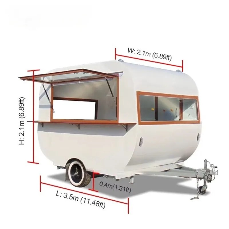 Street Mobile Fast Food Cart T - Coffee Equipment Canada ulasan dan harga