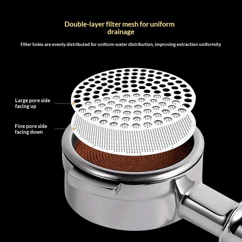51/53/58mm Reusable Coffee Puc - Puck Screen Mesh ulasan dan harga